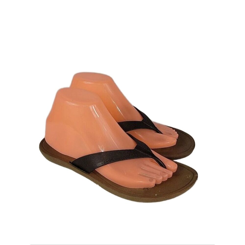 Okabashi Breeze Copper Toffee Two Tone Vegan Flip Flop